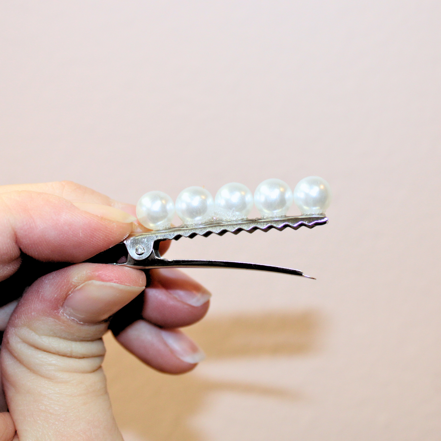 Pearl Hair Clip Trio