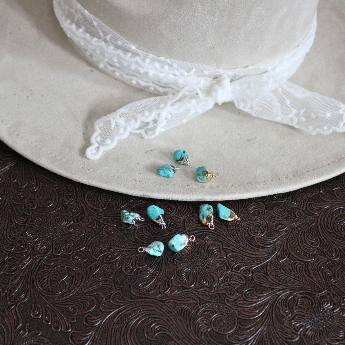 Genuine Turquoise Charms