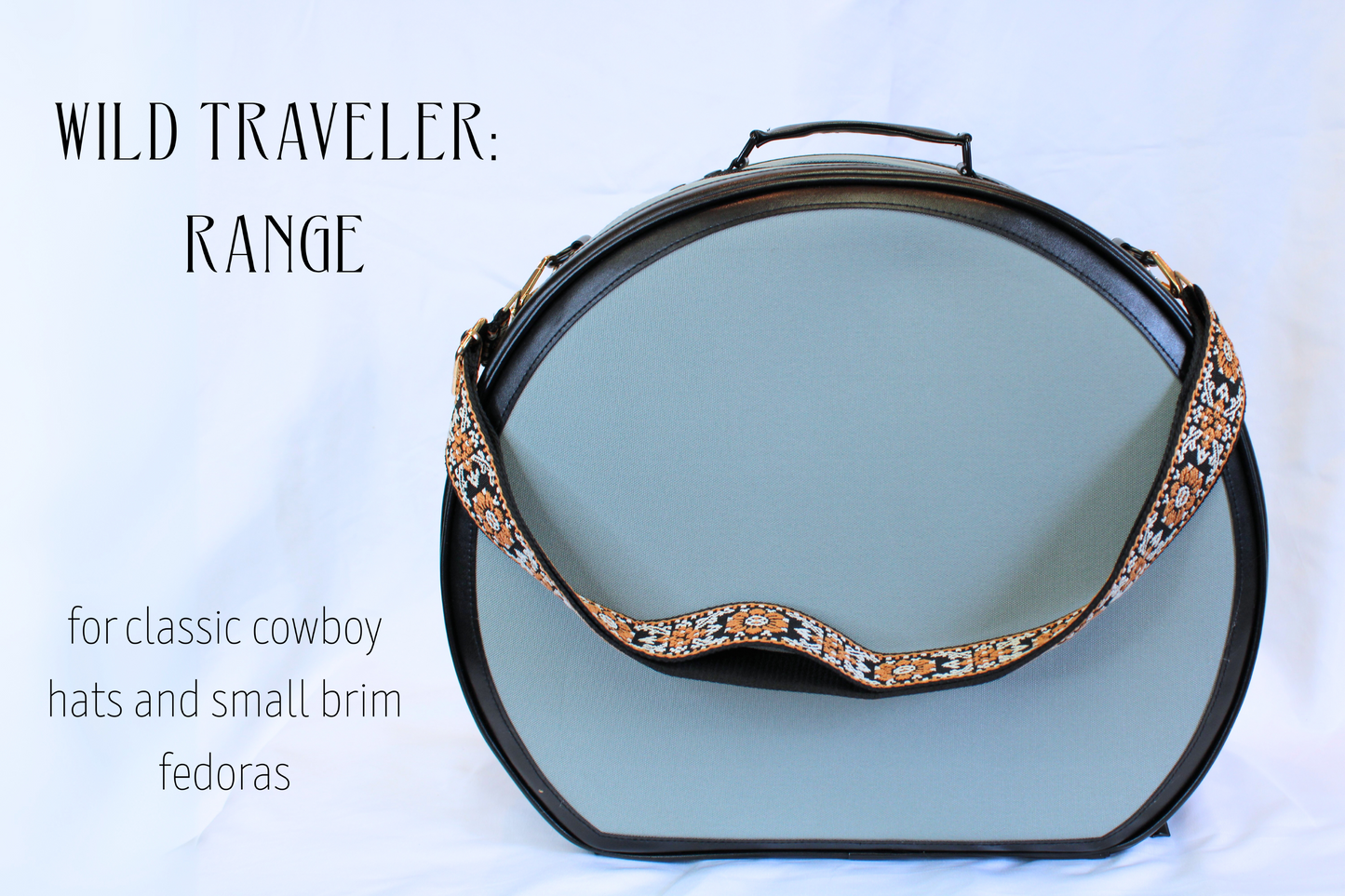 Wild Traveler Hat Case: Range – Cowboy Hat Travel Case