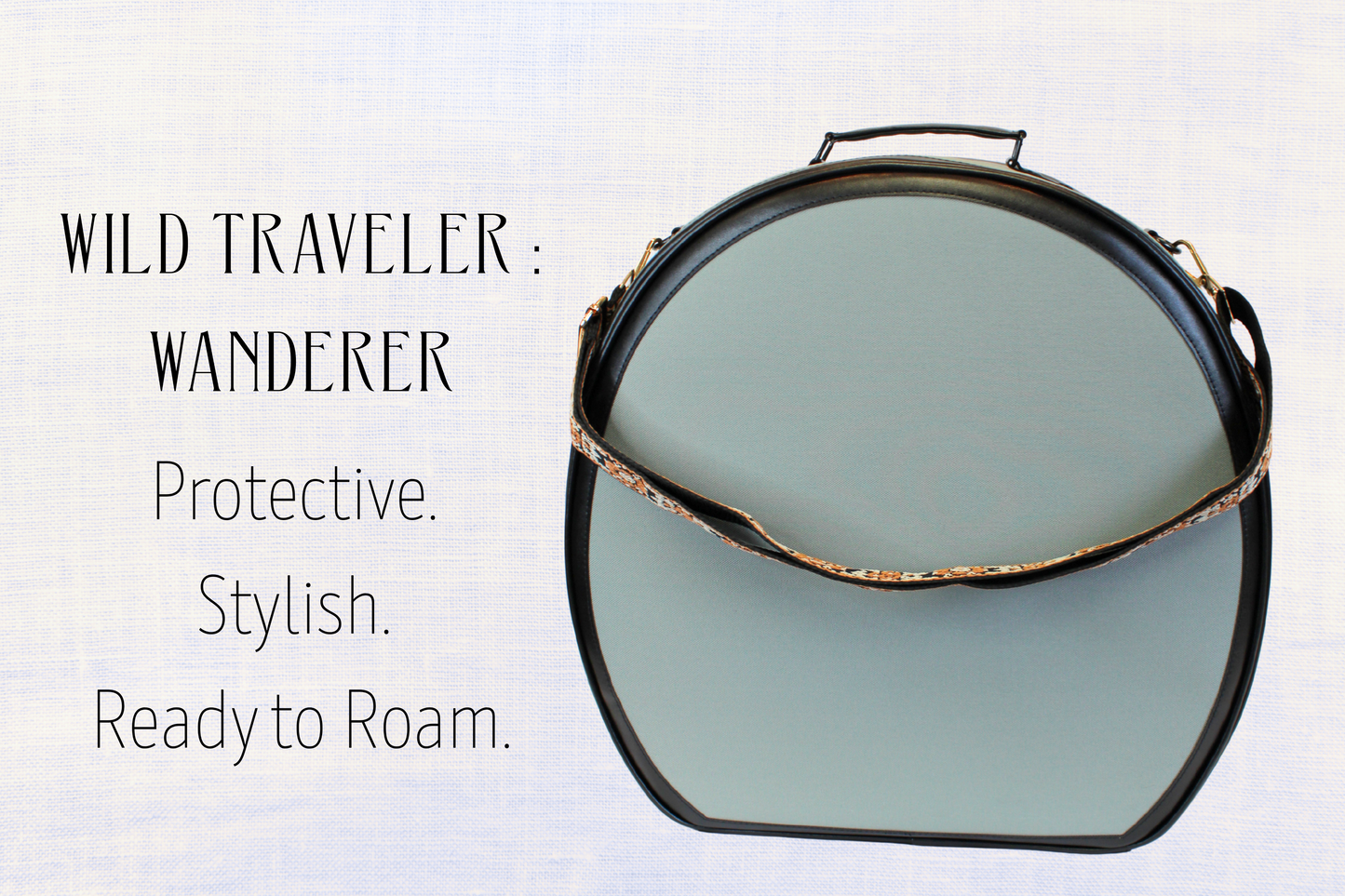Wild Traveler Hat Case: Wanderer – Wide Brim Fedora Travel Case