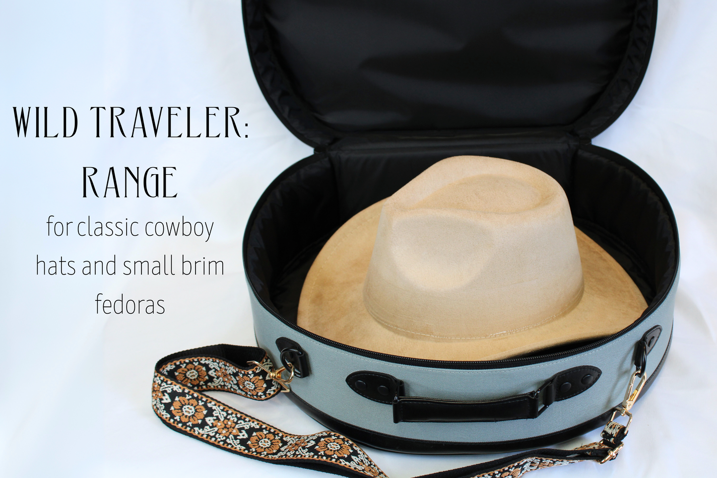 Wild Traveler Hat Case: Range – Cowboy Hat Travel Case