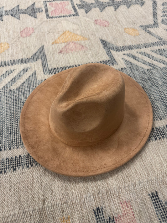Kids Vegan Suede Fedora