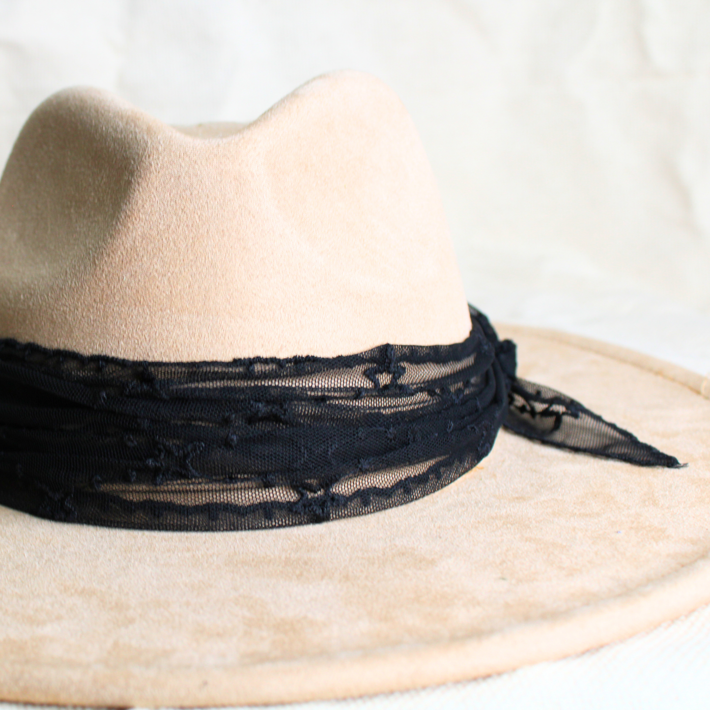 Bandeau de chapeau en dentelle extensible - Étoile