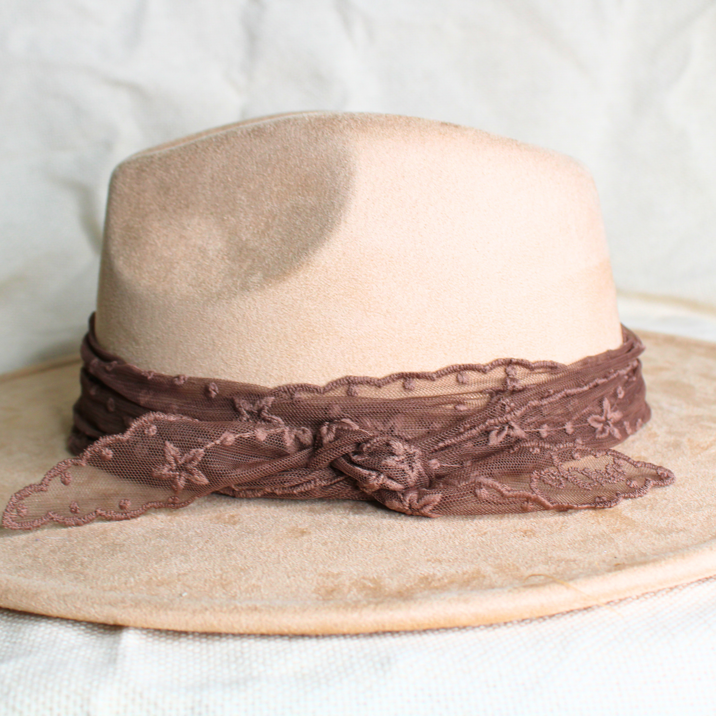 Bandeau de chapeau en dentelle extensible - Étoile