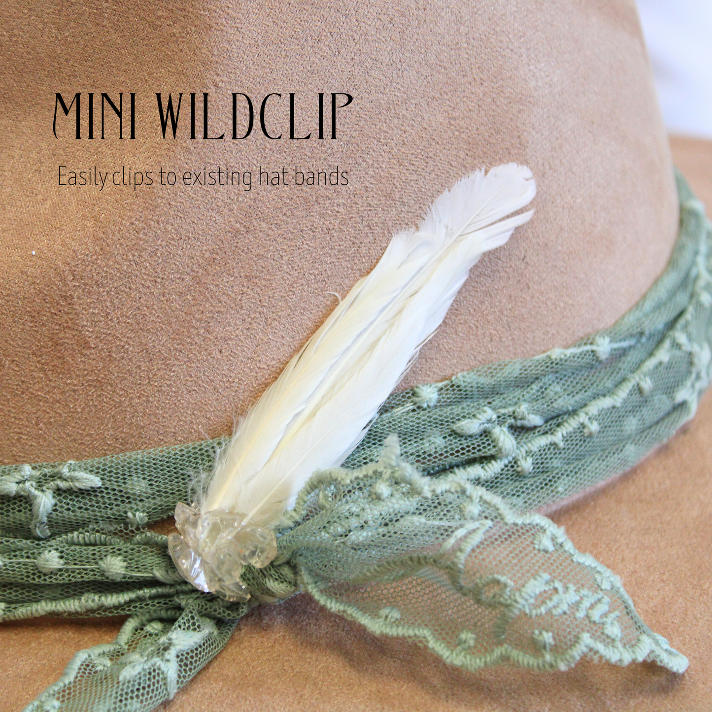 Mini Crystal Feather WildClip