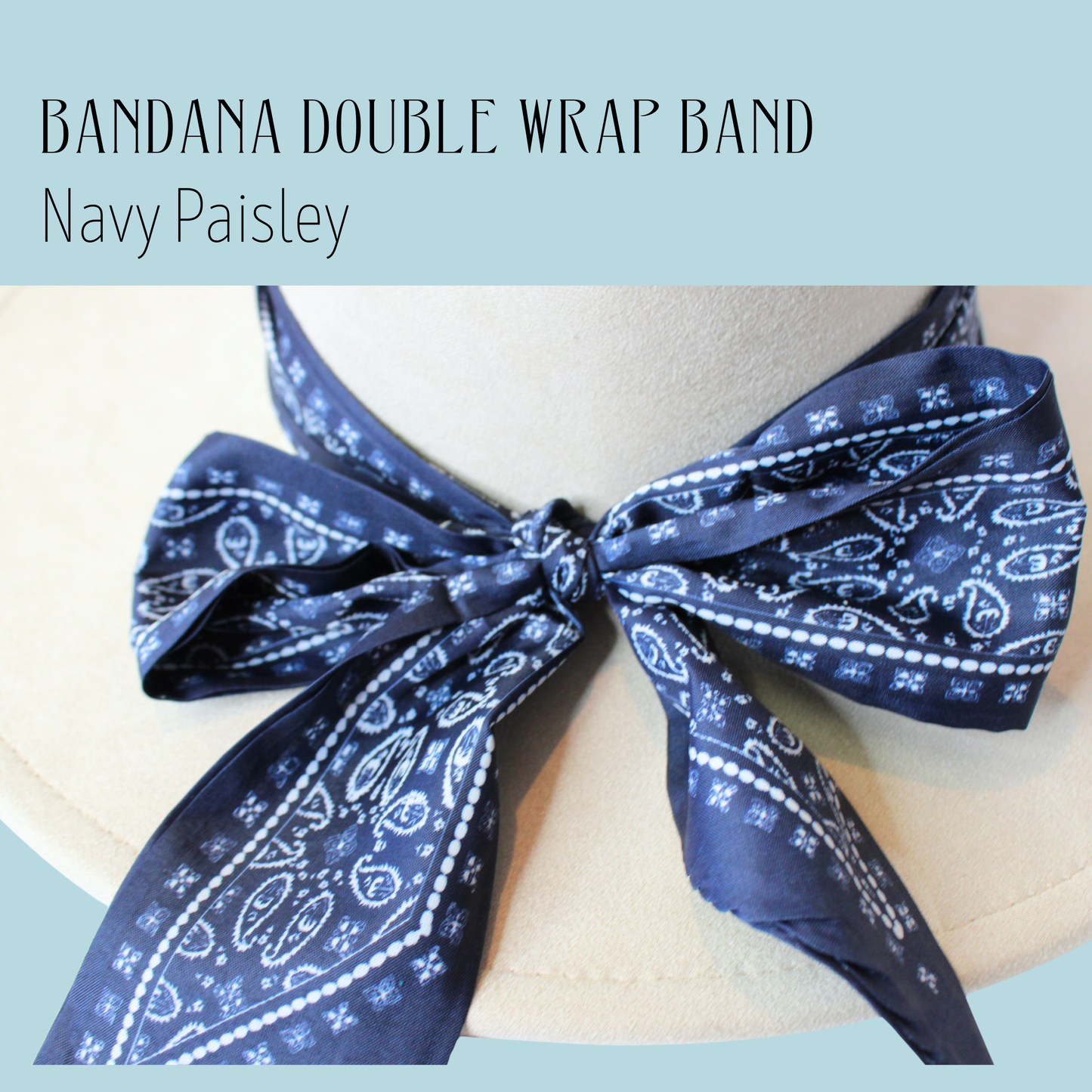 Bandana Double Wrap Hat Bands
