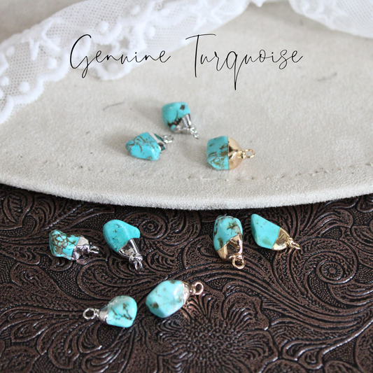 Genuine Turquoise Charms