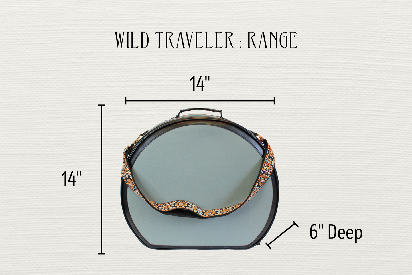 Wild Traveler Hat Case: Range – Cowboy Hat Travel Case