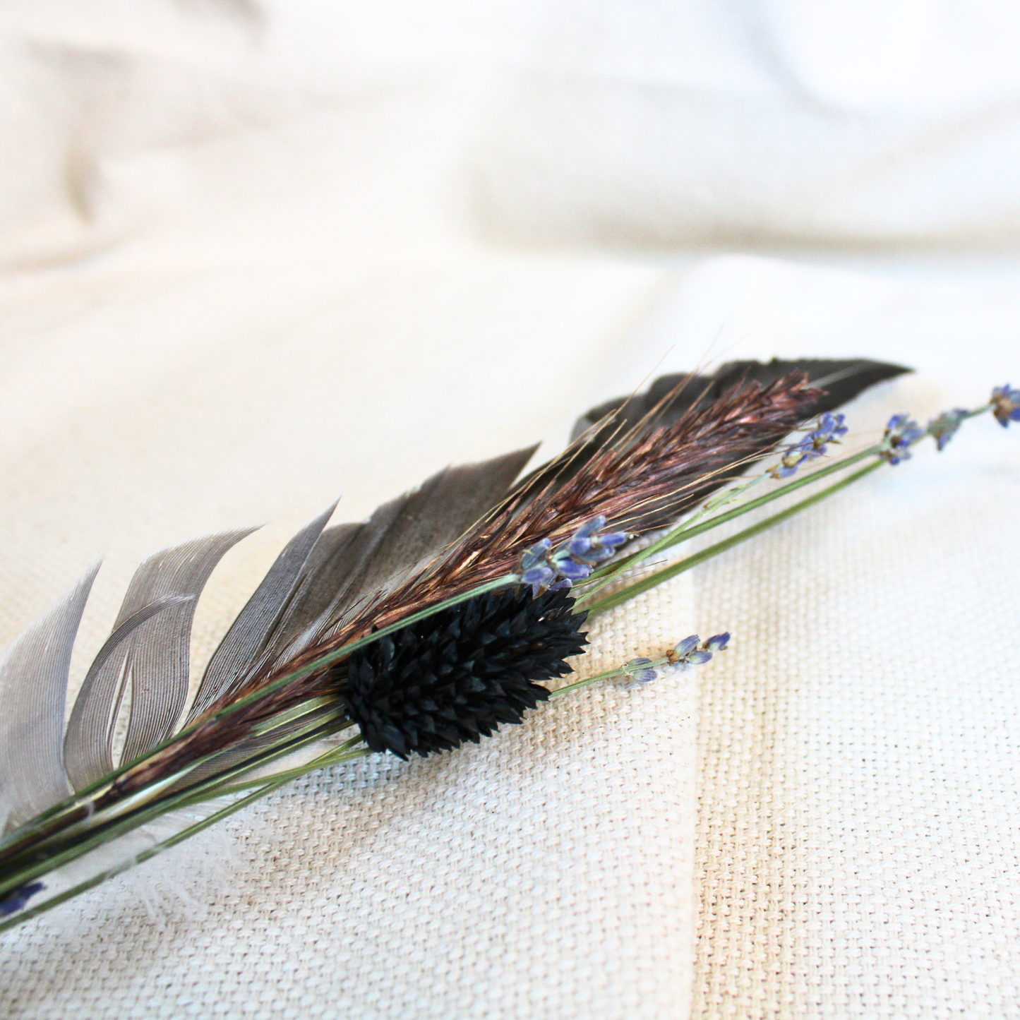 Lavender Smokeshow Goose Feather Pick