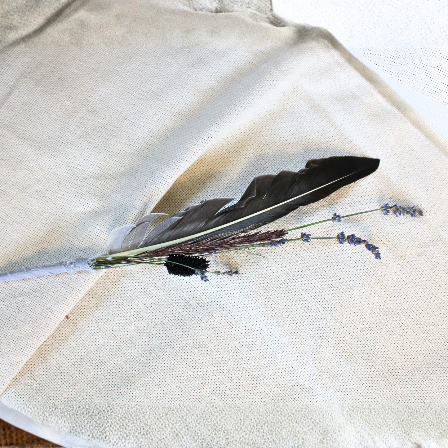Lavender Smokeshow Goose Feather Pick