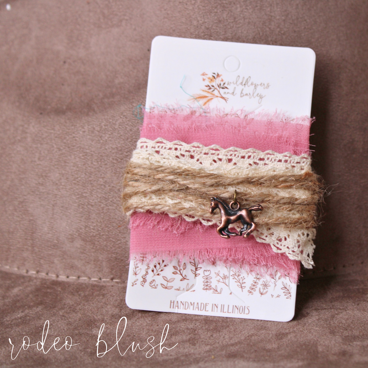 Rodeo Blush DIY Hat Band Kit – Pink Western Boho Hat Accessory