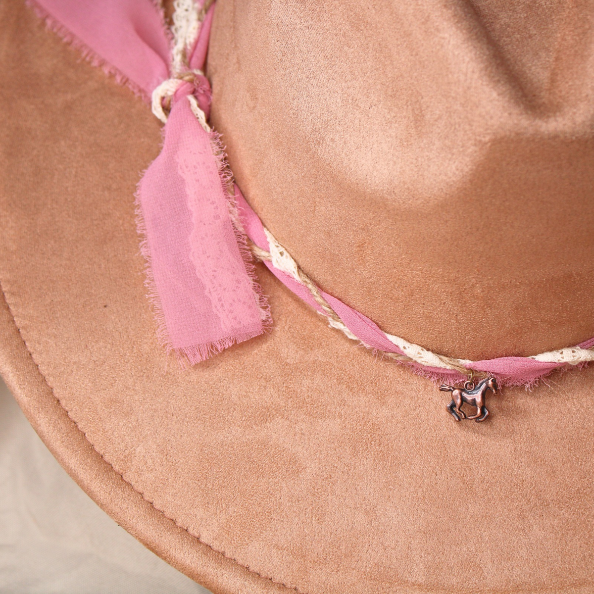 Rodeo Blush DIY Hat Band Kit – Pink Western Boho Hat Accessory