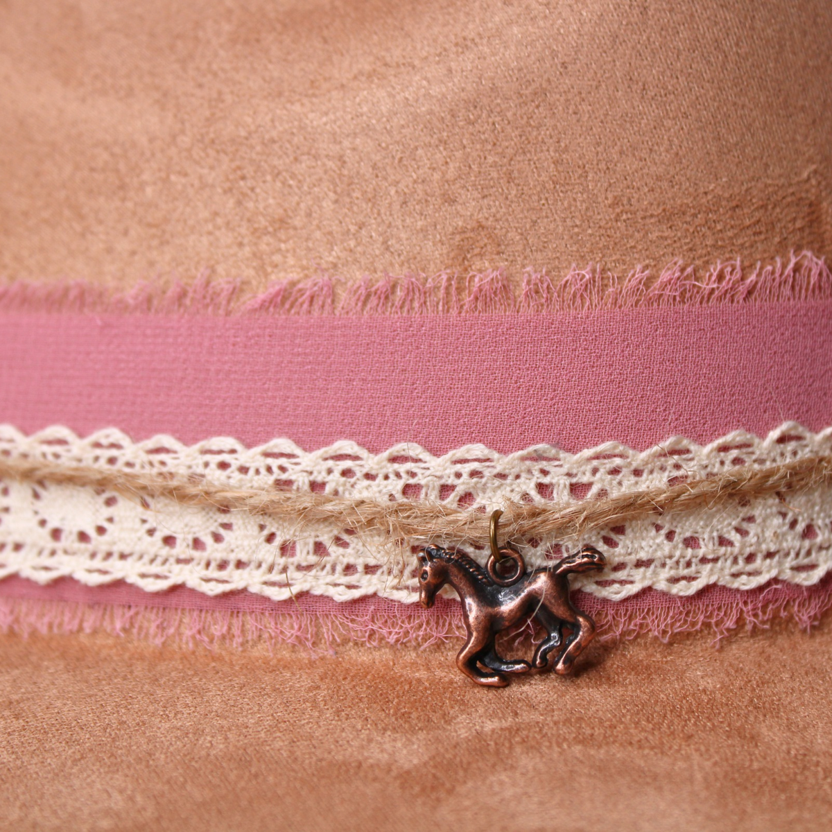 Rodeo Blush DIY Hat Band Kit – Pink Western Boho Hat Accessory