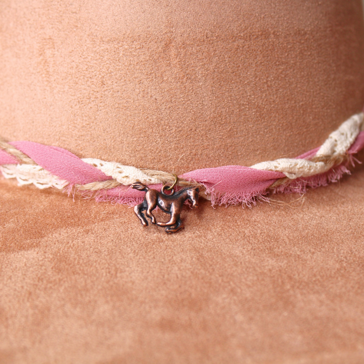 Rodeo Blush DIY Hat Band Kit – Pink Western Boho Hat Accessory