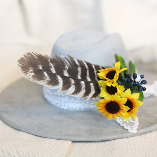 Sunflower Trail Turkey Feather Pick