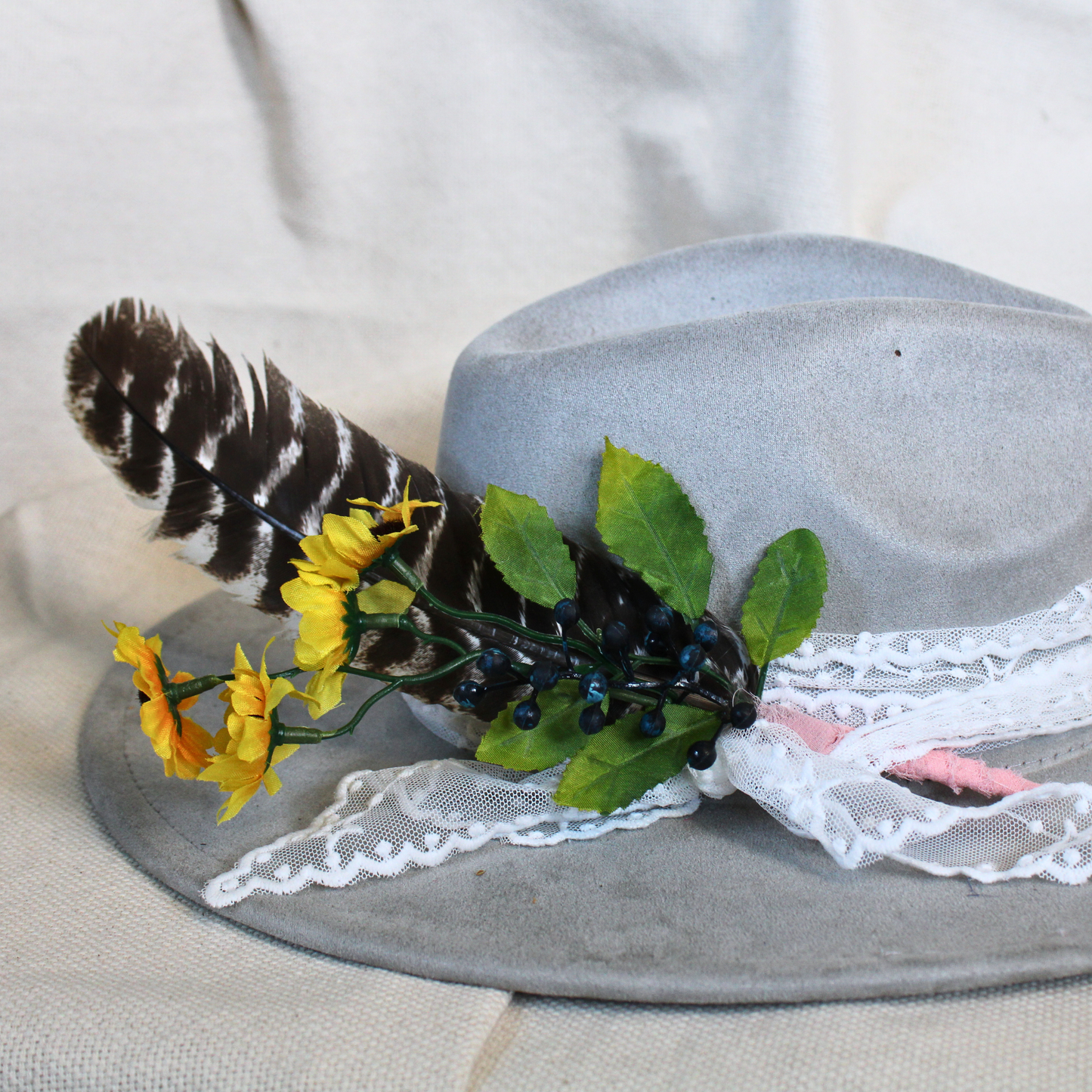 Sunflower Trail Turkey Feather Pick