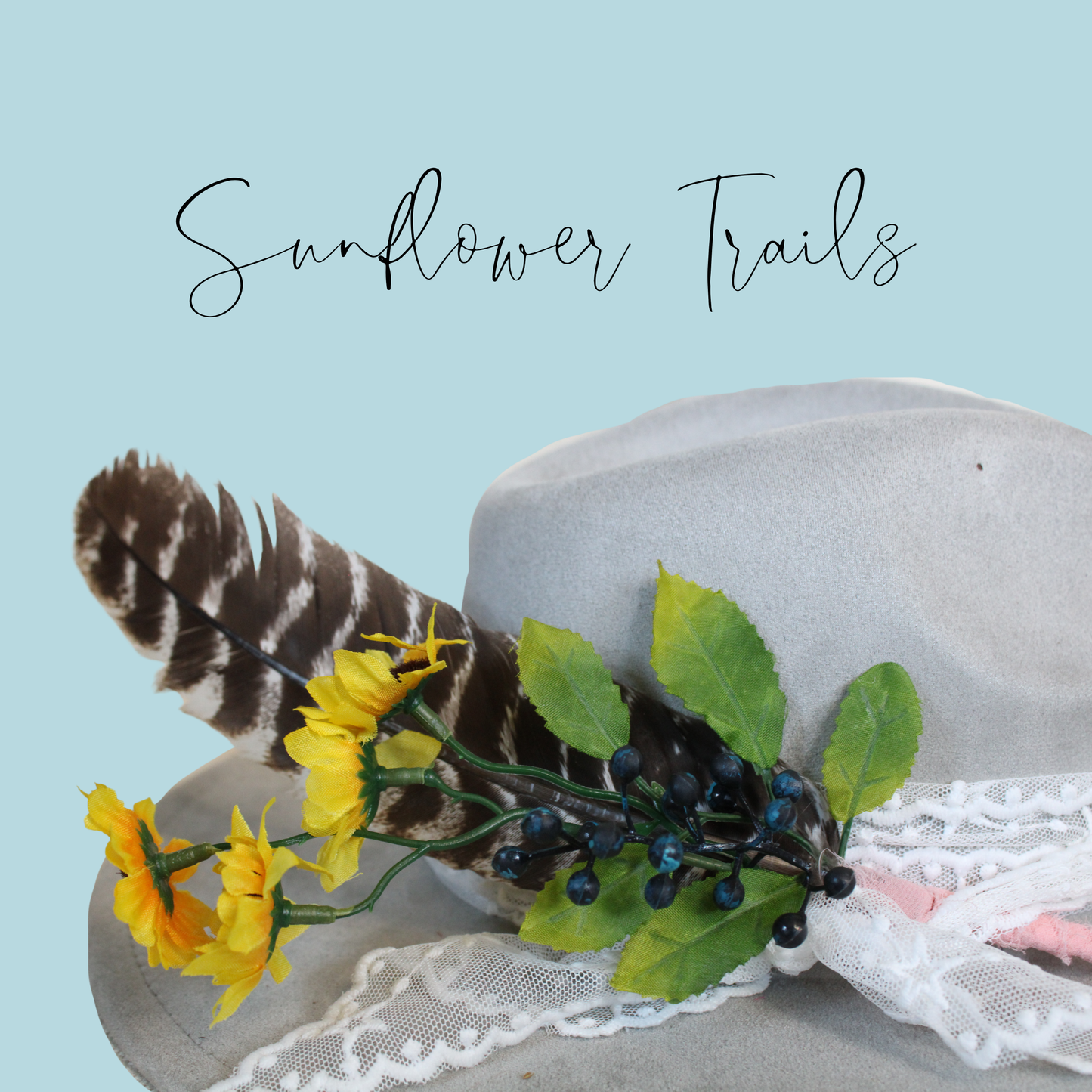 Sunflower Trail Turkey Feather Pick