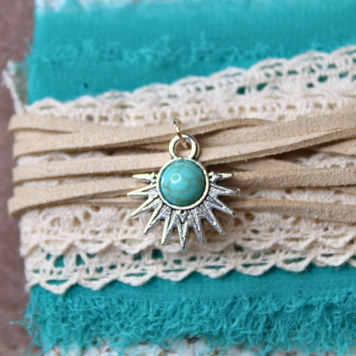Teal Horizon DIY Hat Band Kit – Turquoise Western Boho Hat Accessory
