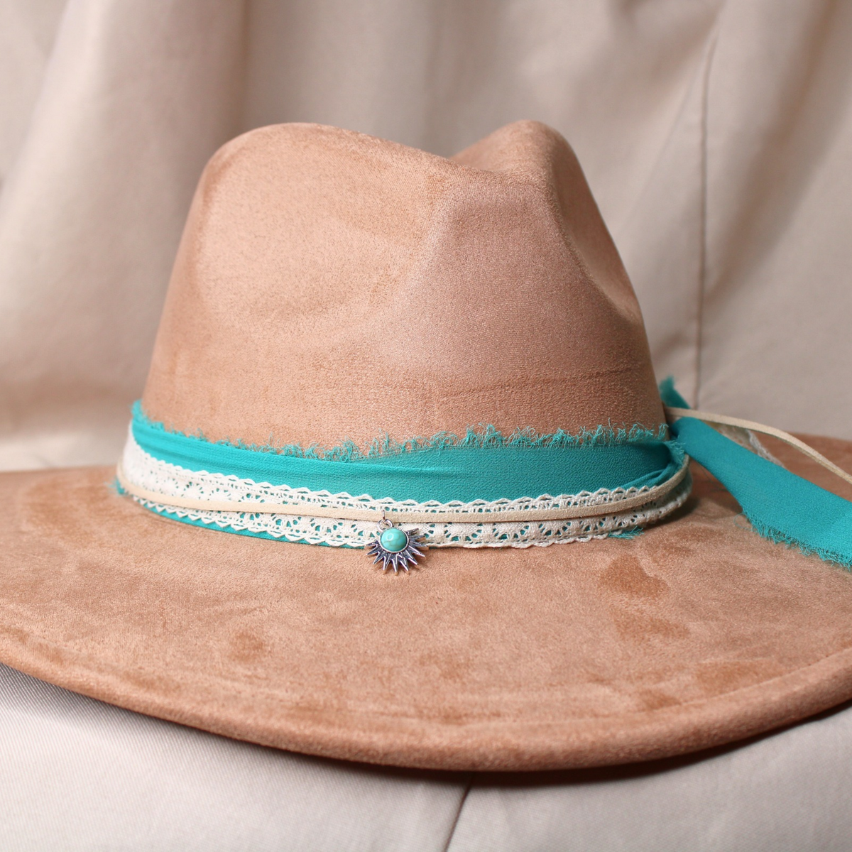 Teal Horizon DIY Hat Band Kit – Turquoise Western Boho Hat Accessory
