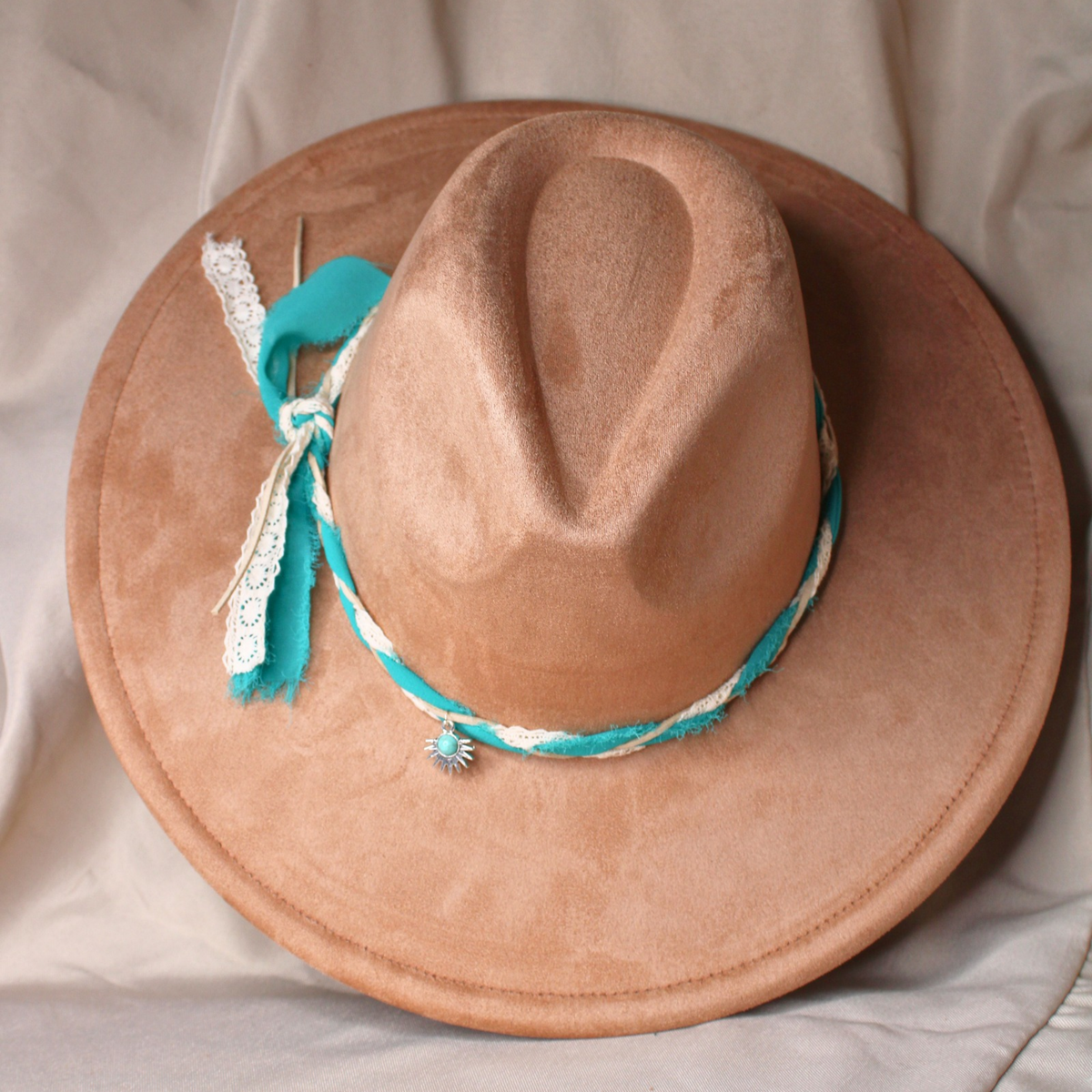 Teal Horizon DIY Hat Band Kit – Turquoise Western Boho Hat Accessory
