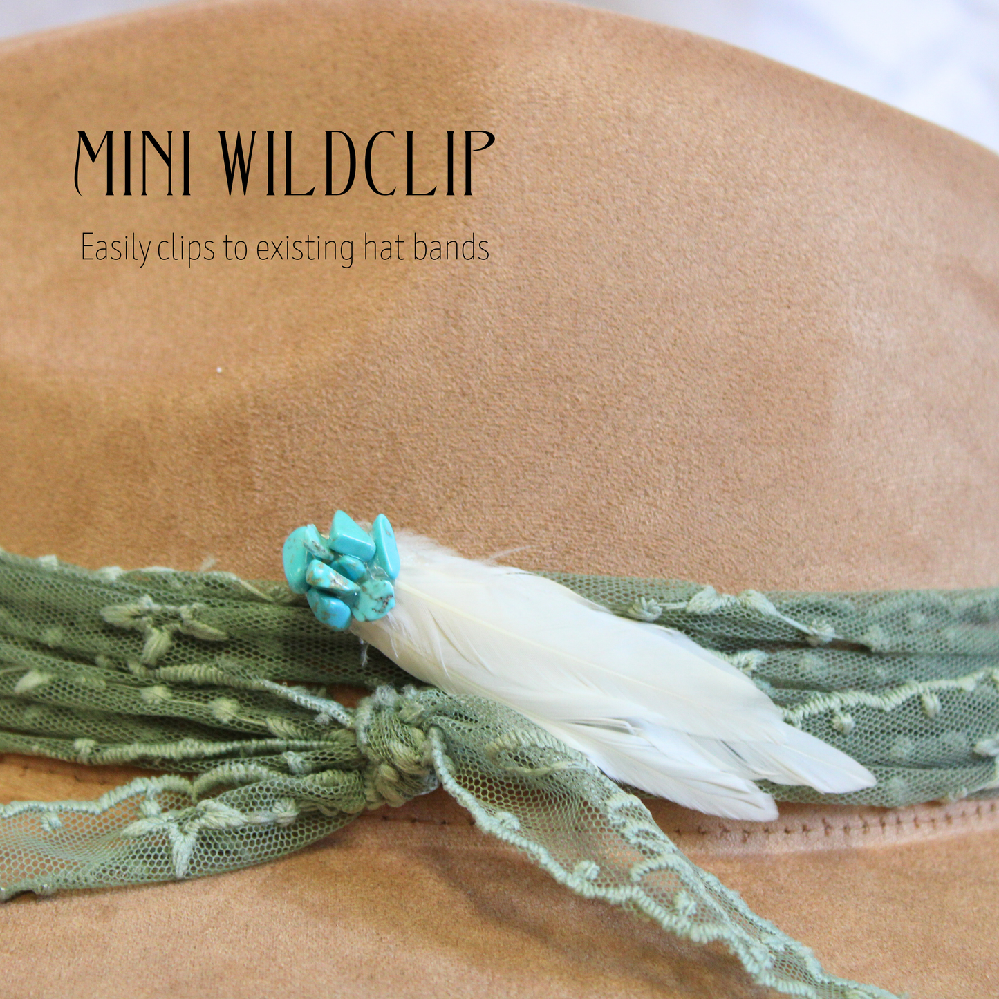 Mini Crystal Feather WildClip