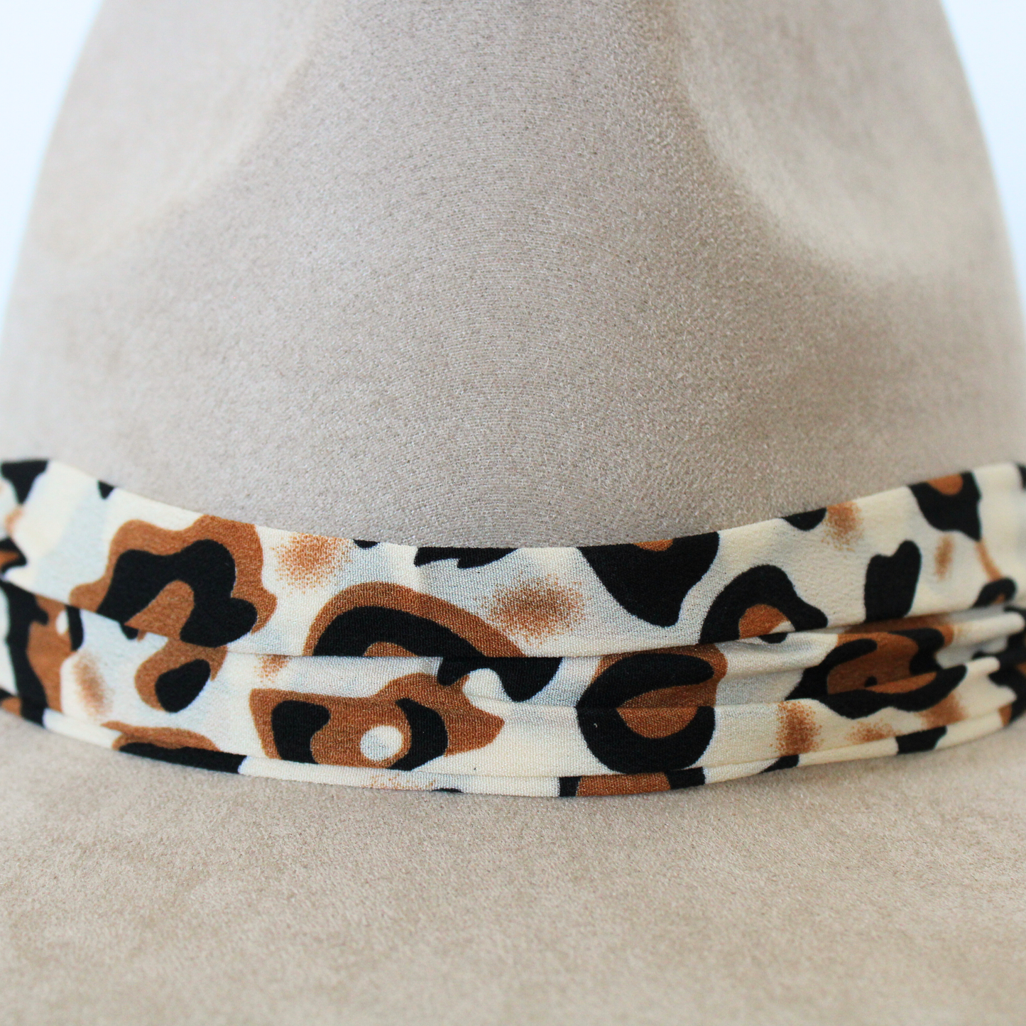 Untamed Leopard Hat Band