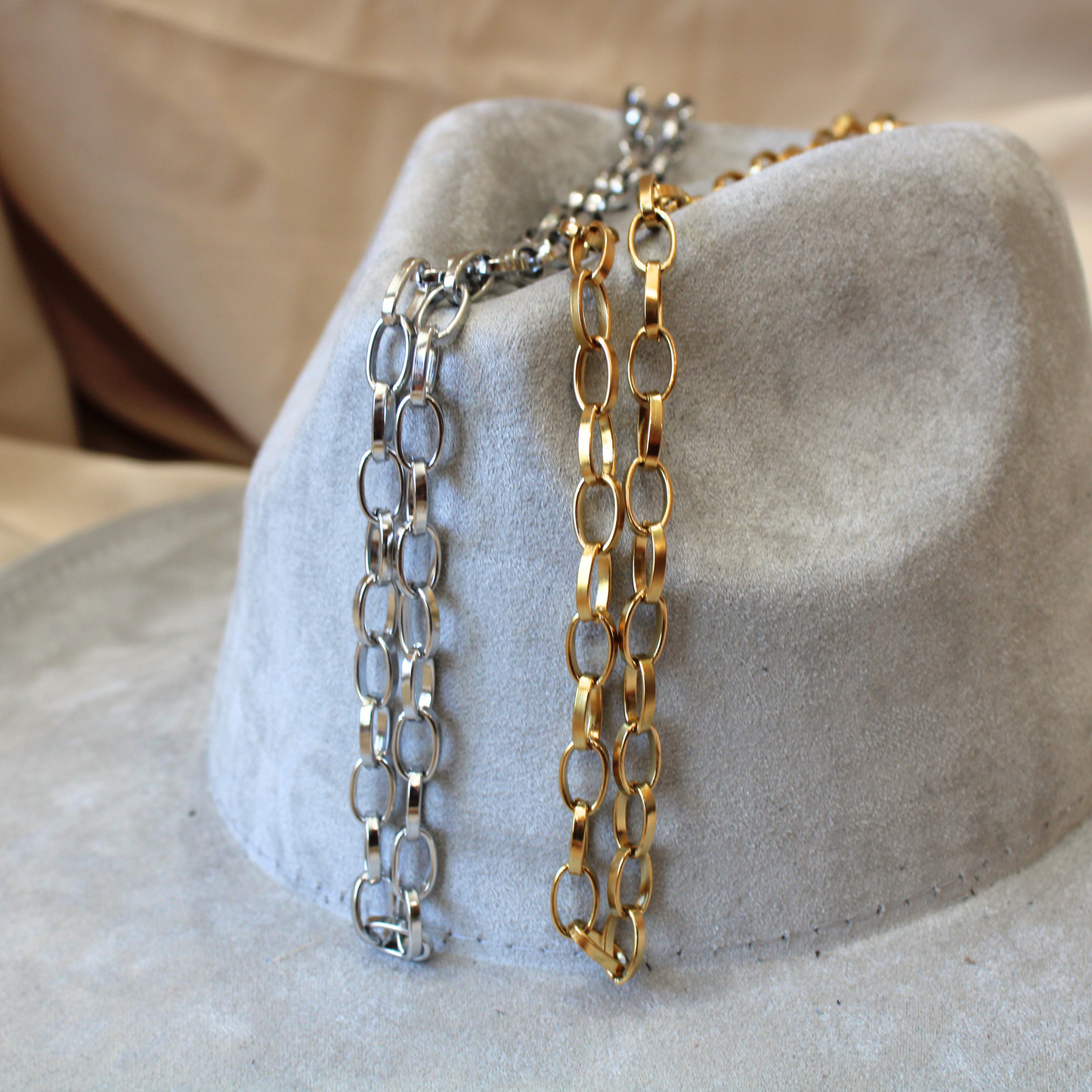 The Western Classic Chain Hat Band