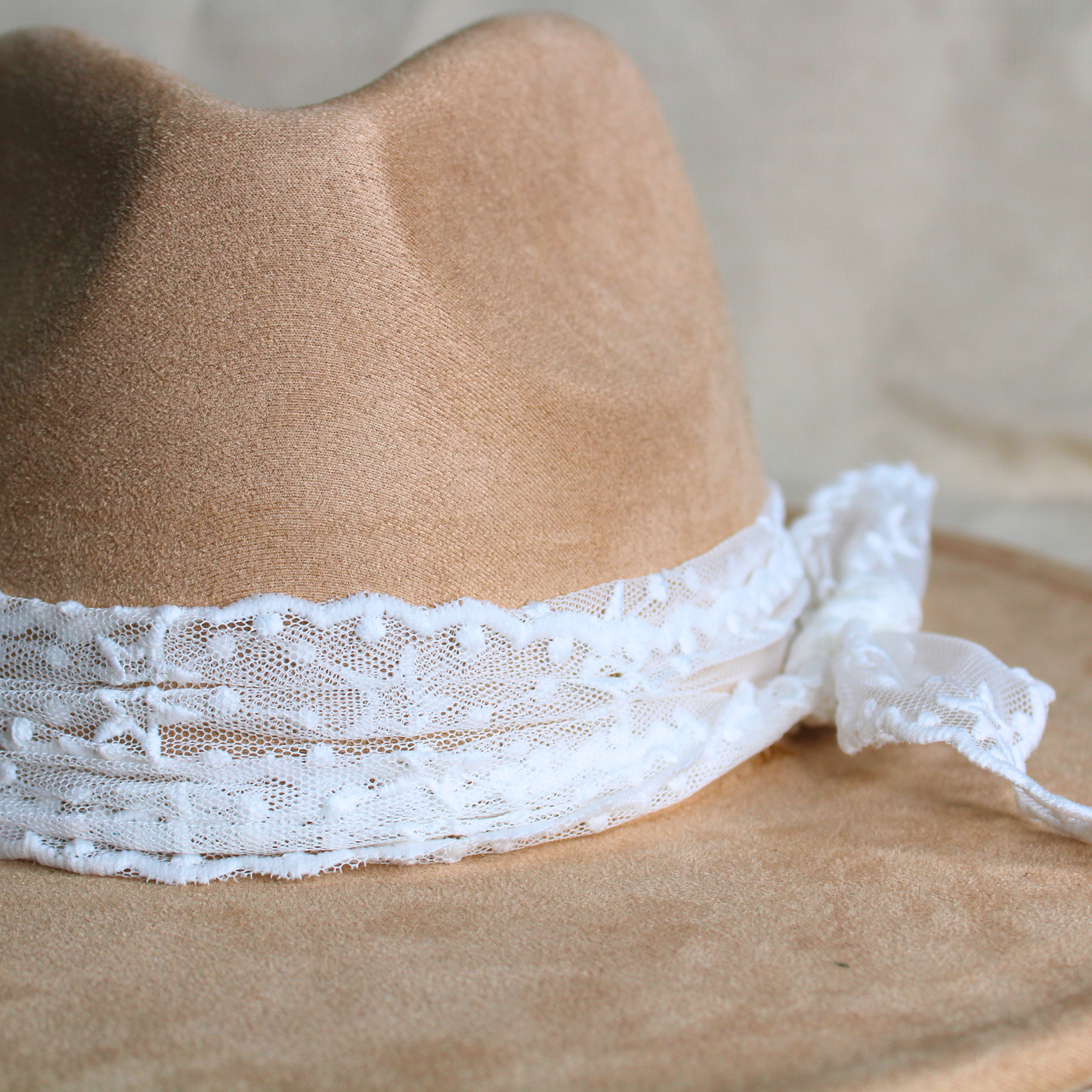 Bandeau de chapeau en dentelle extensible - Étoile