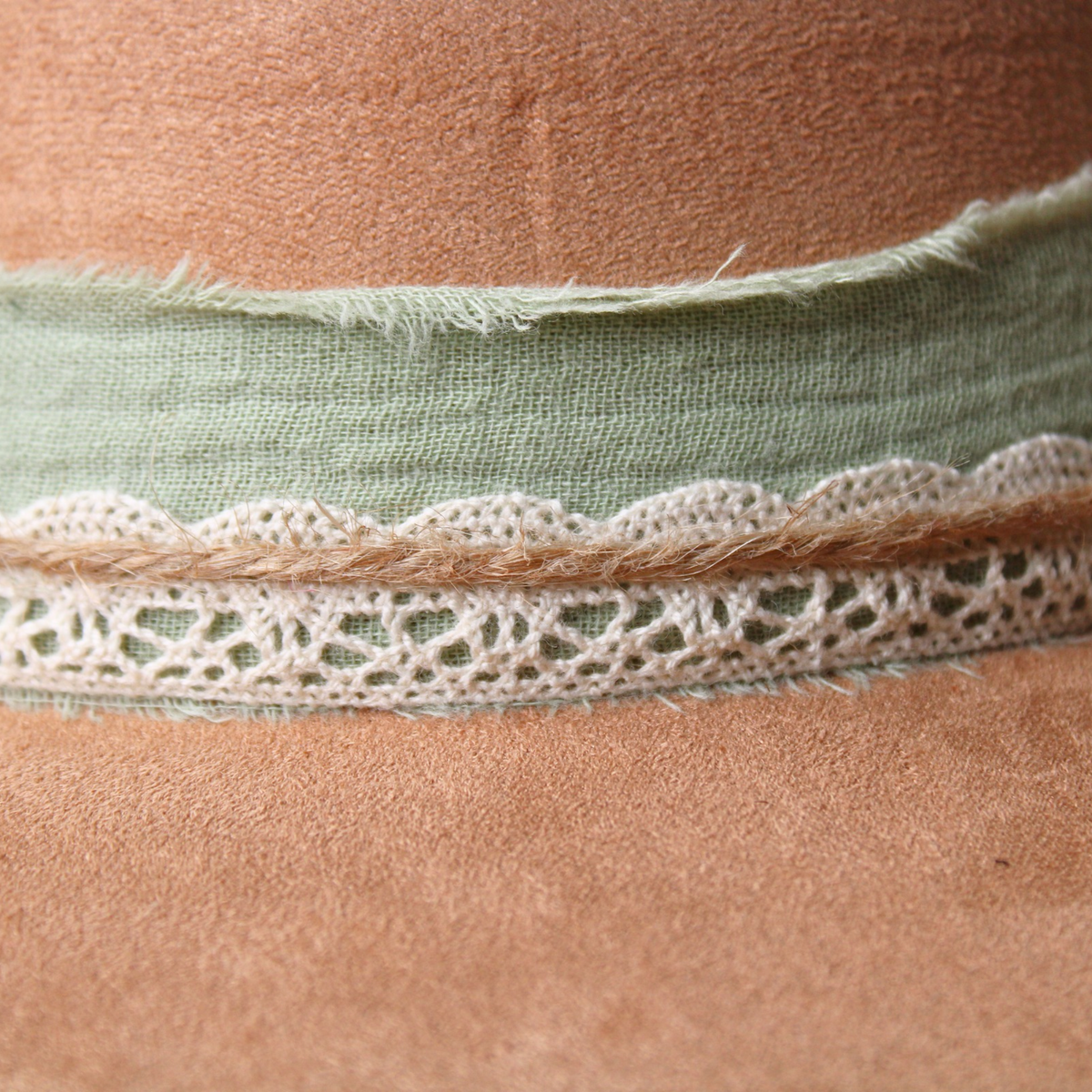 Wild Sage DIY Hat Band Kit – Earthy Green Western Boho Hat Accessory